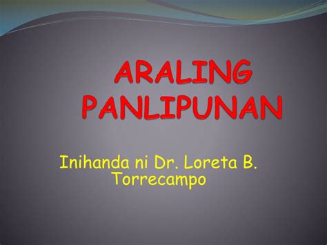 ppt araling panlipunan topics.